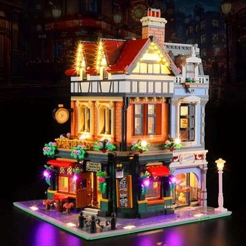 Light Kit for LEGO Tudor Corner 10350 - Plastic 1