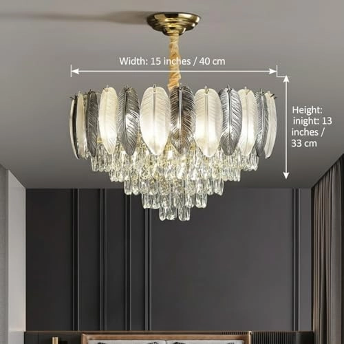 Crystal Chandelier - White Warm White Natural White