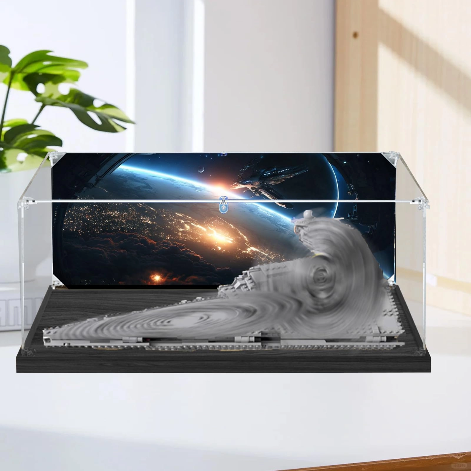 bodamaike Acrylic Display Case for Lego 75394 - Dustproof Transparent Acrylic