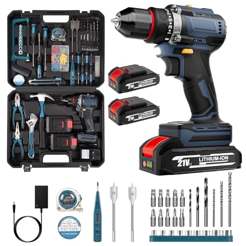 Cordless Drill Set - 2.0Ah 21V