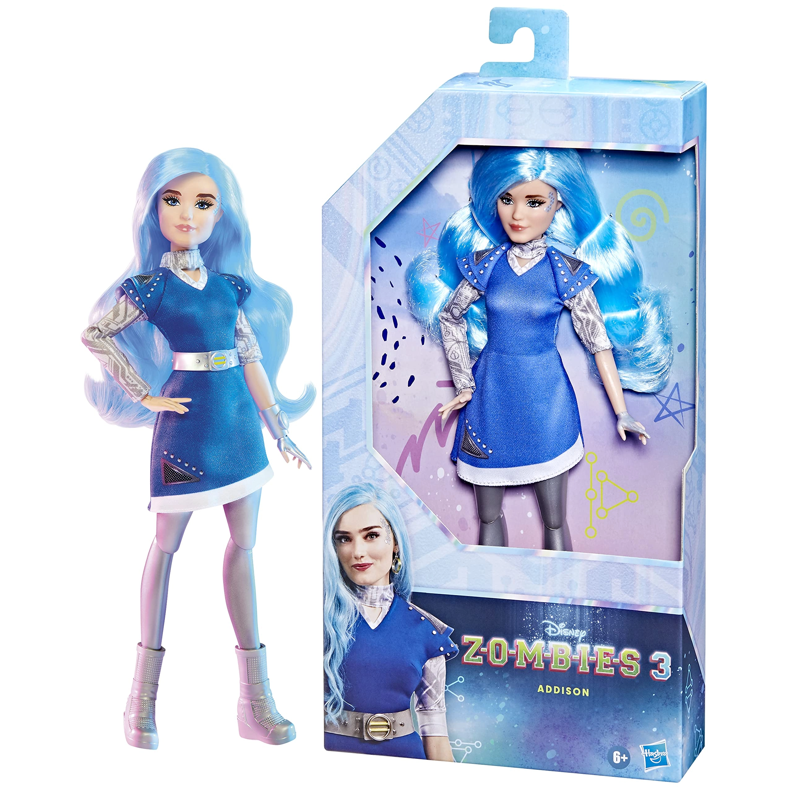 Addison Fashion Doll - 12-Inch Long Blue Hair Ages 6+