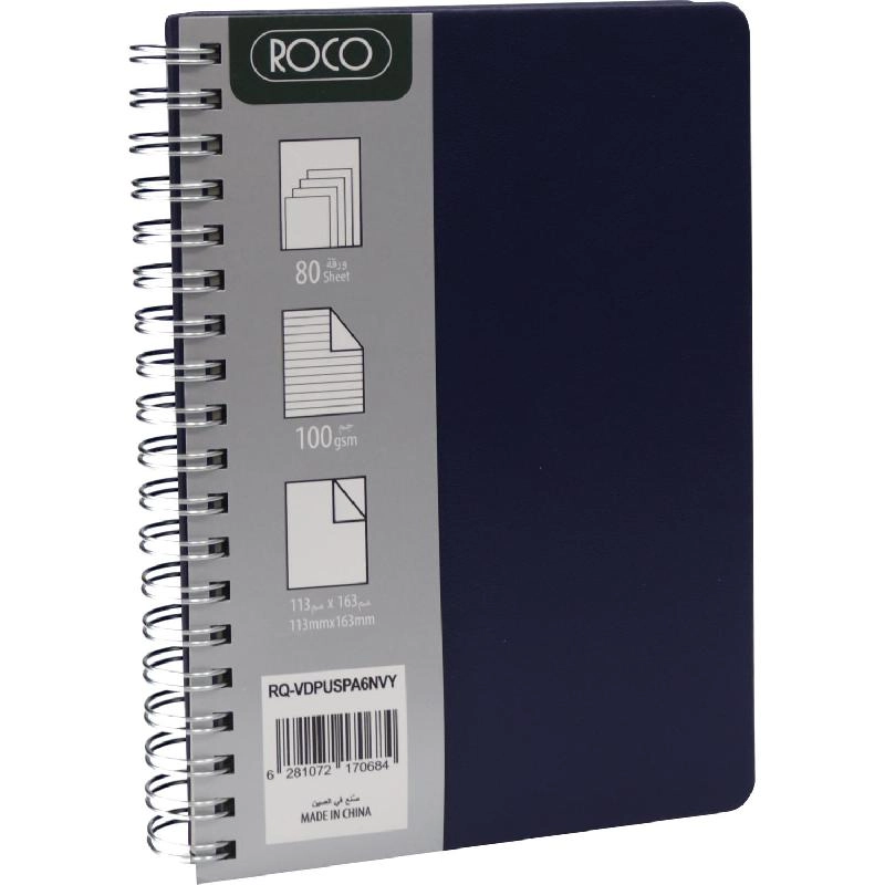 Notebook 19 X 26 cm Spiral - Grid 100 Sheets