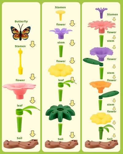 Flower Garden Building Toys - 322 pcs