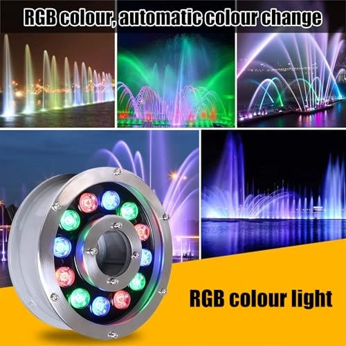 Led Ring Fountain Light - Low Voltage RGB IP68