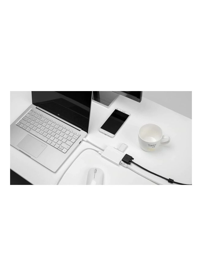 Usb C To Vga And Gigabit Ethernet - 5Gbps 2K60Hz