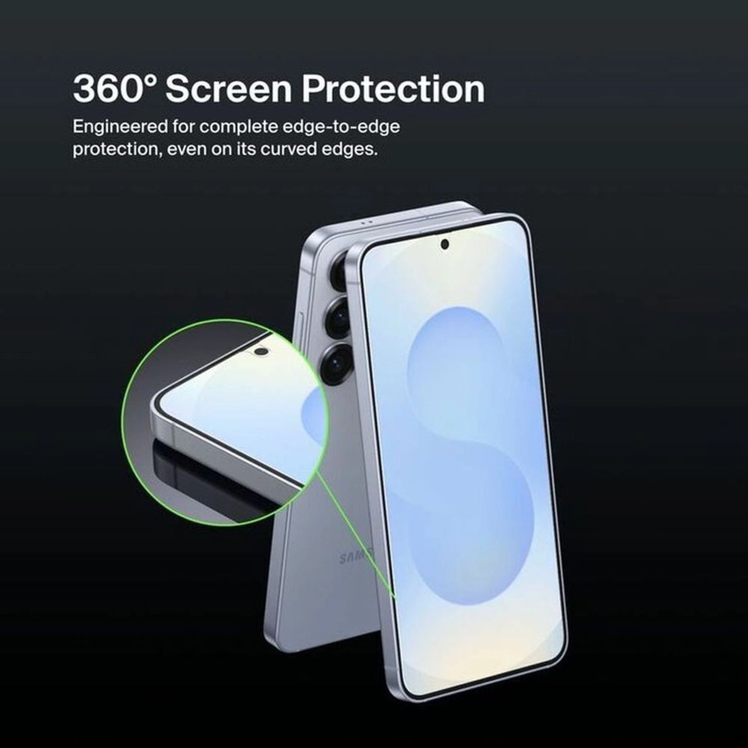 ScreenForce InvisiGlass - Screen Protector Samsung Galaxy S25