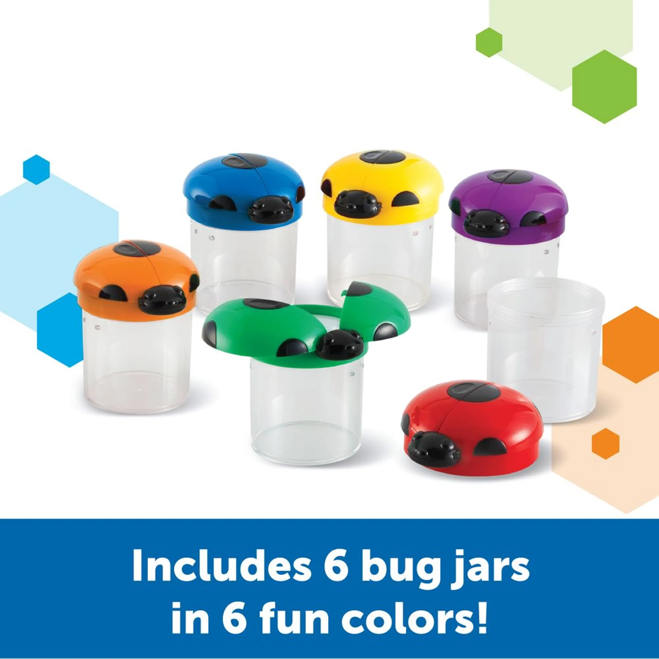 Jumbo Bug Jars - 3+ 6 pieces