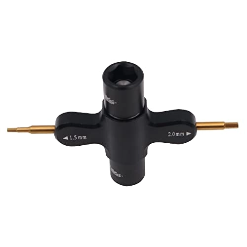 Quick Release Wrench Tool - 4 IN 1 Aluminum Alloy 80x50mm