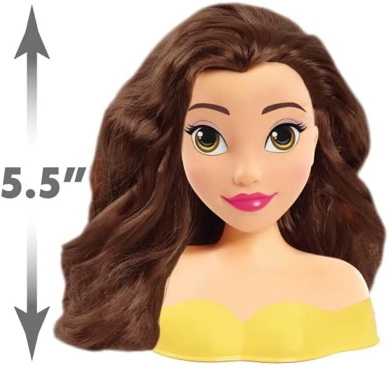 Belle Mini Styling Head - Beauty and The Beast Pretend Play