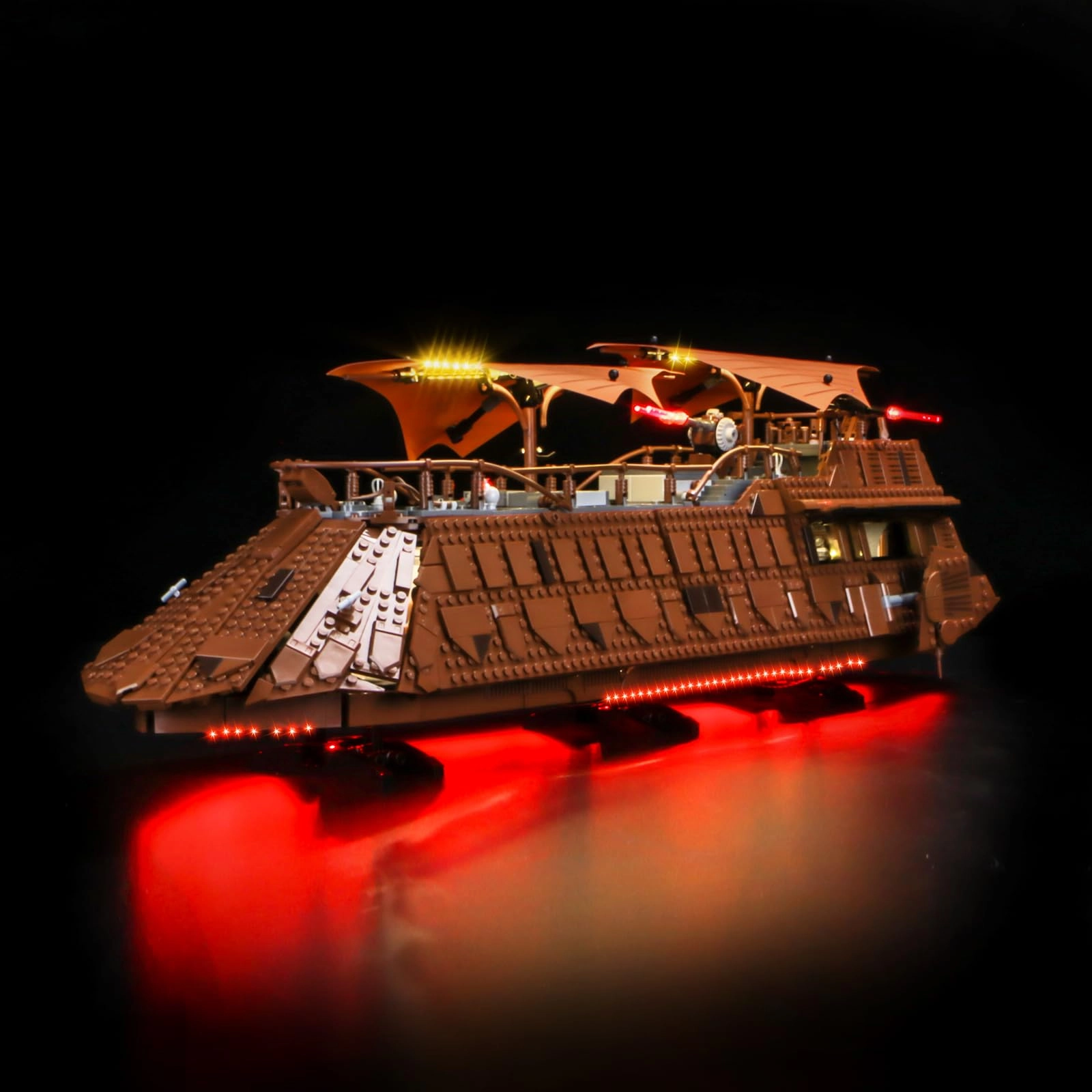 BrickBling Jabba's Sail Barge - LED Light Set Compatible with 75397