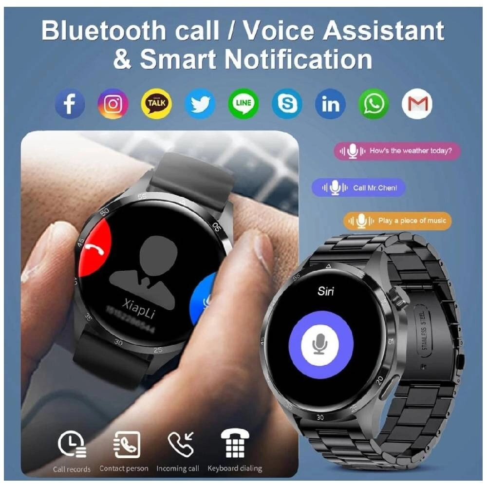 Smart Watch Answer - Black IPS 4–7 Days