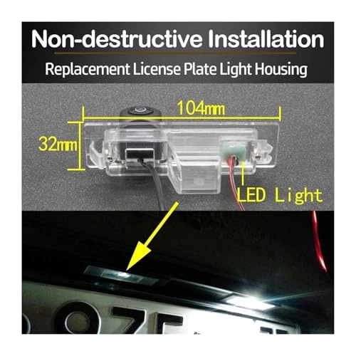 Reverse car rear view camera - Night vision Wired 720 x 540 pixels