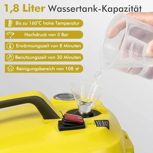 2000W - 5 Bar 1.8 Liters