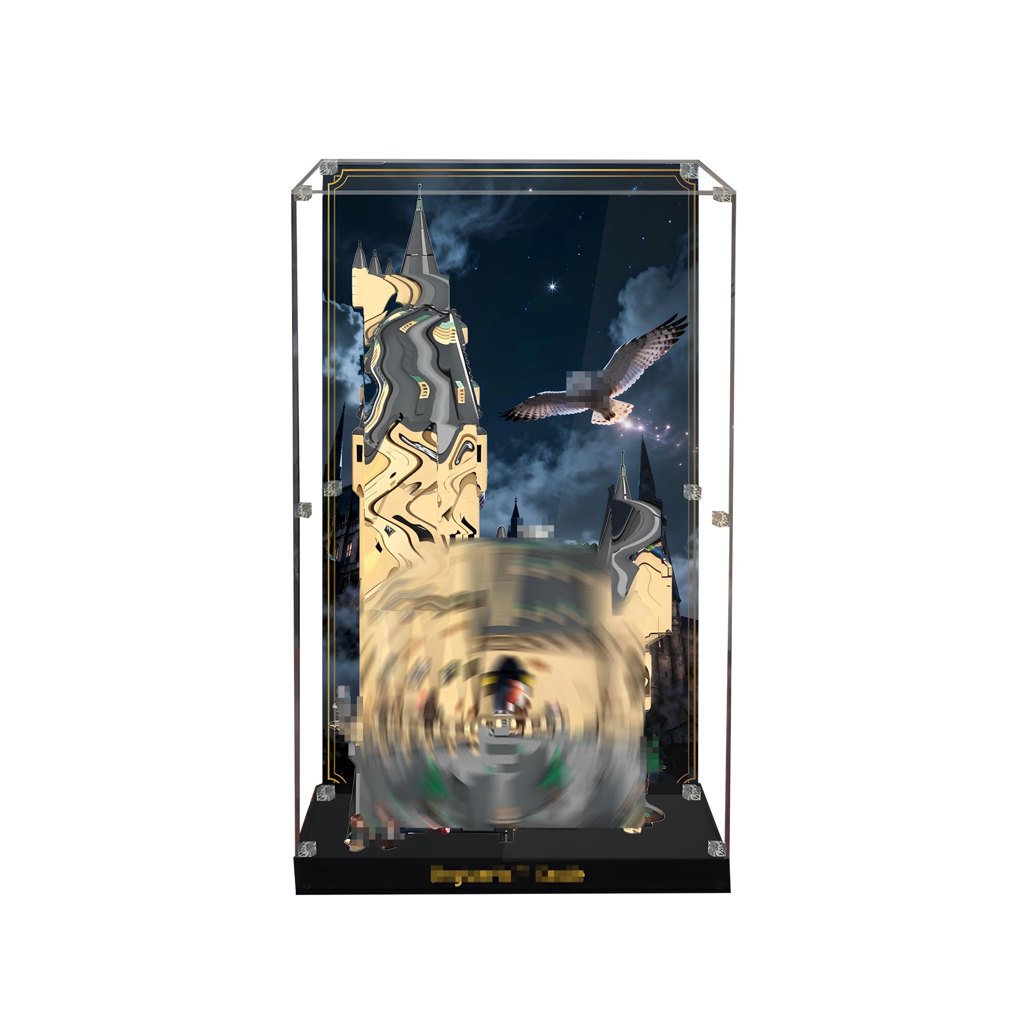 Generic Acrylic Display Case - 42x19x72cm Transparent Dustproof
