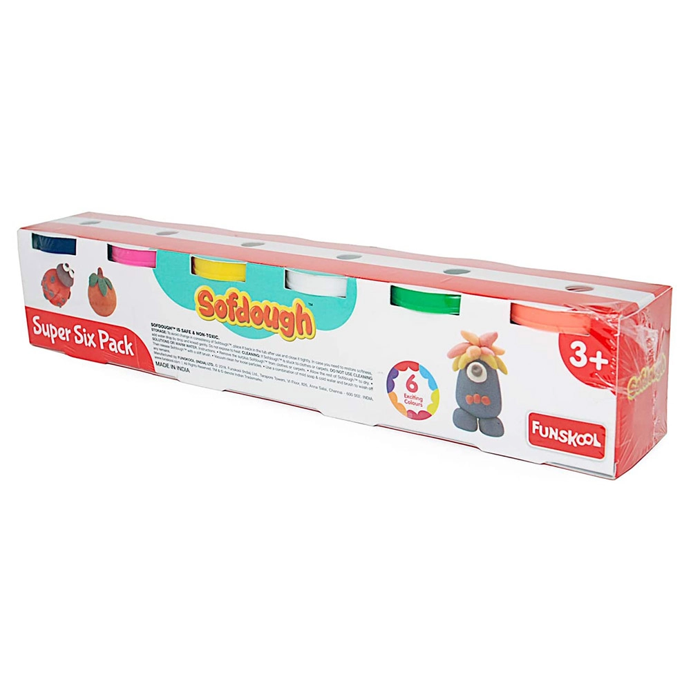 Sofdough Super Six - 6 pcs 3+ years