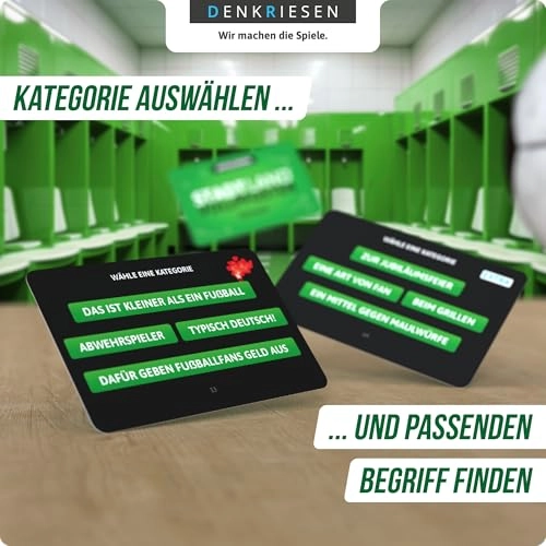 Stadt Land Vollpfosten: Football Edition - Card Game (German)