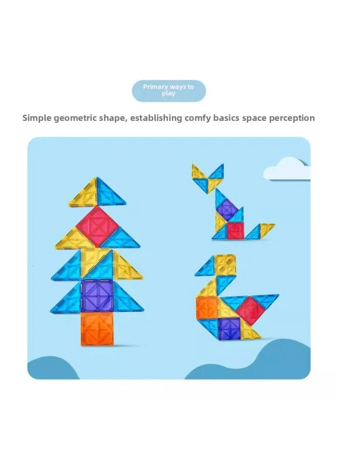 Color Window Magnetic Building Blocks - 15 pcs