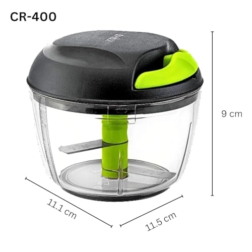 Manual Food Chopper - 400 ml 2 blades