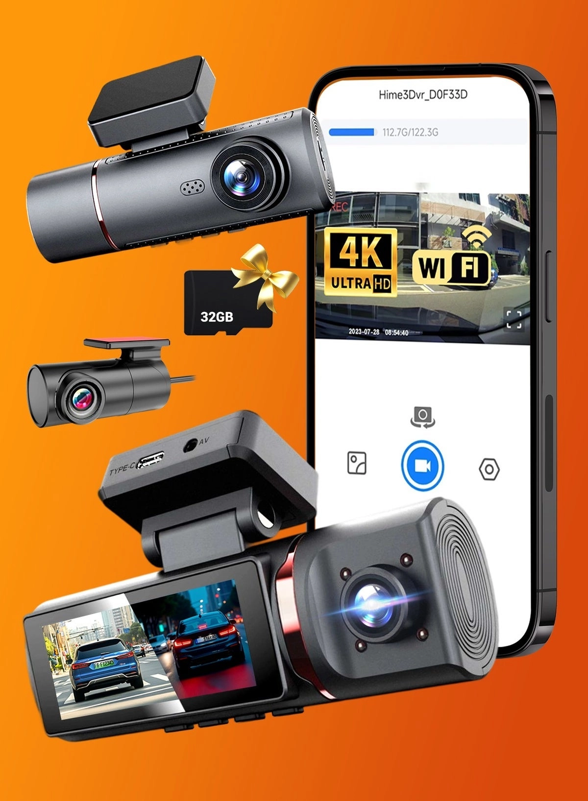 AL RAID Dash Cam 4K