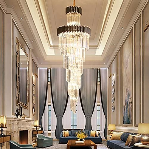 Crystal Chandelier - E14 Adjustable 60cm diameter