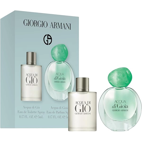 Acqua Di Gio - Eau De Toilette 5 ml + Acqua Di Gioia - Eau De Parfum 5 ml