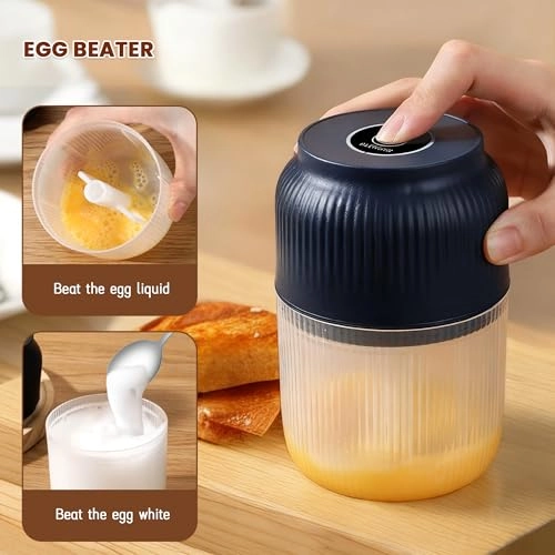 Household Electric Garlic Crusher - 350ML Rechargeable