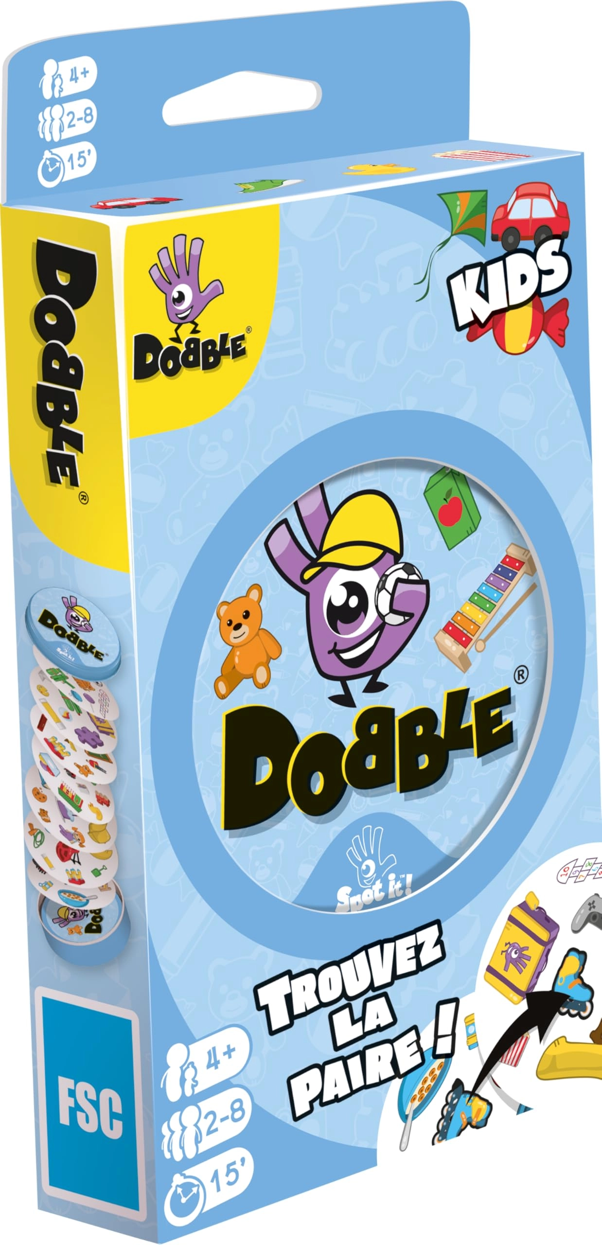 Asmodee Dobble Kids: 2021 Edition - Card Game