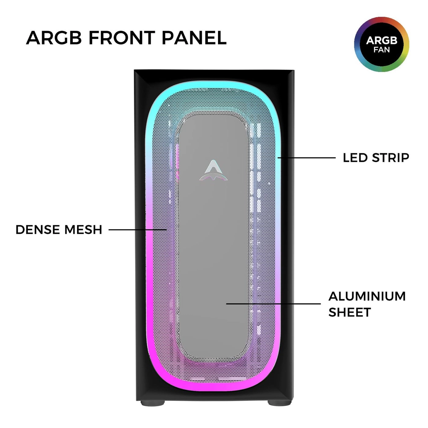 Ai-Pro - Tempered Glass Side Panel E-ATX