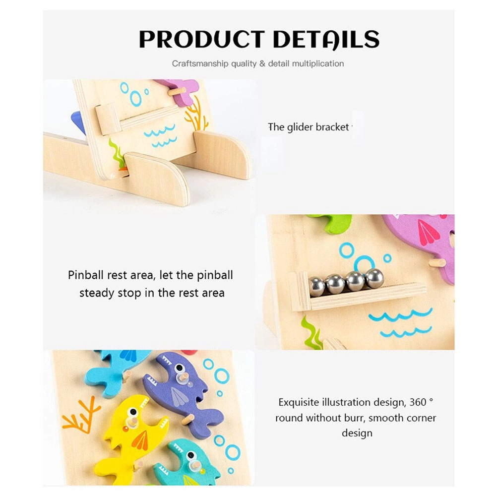 2-in-1 Double Sided Car Fish Gliding Game - Suitable for 3 years and above