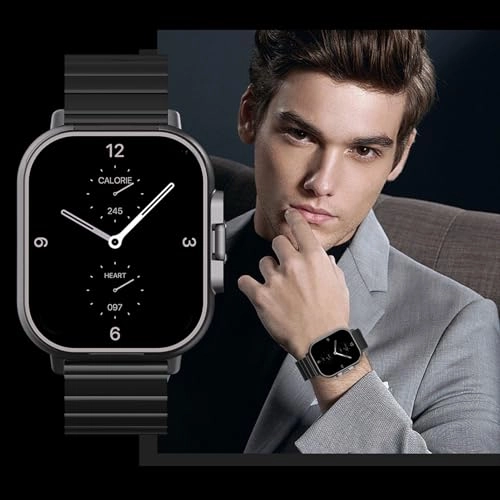 Smart Watch with Earbuds - 2.01 inch ABS Steel