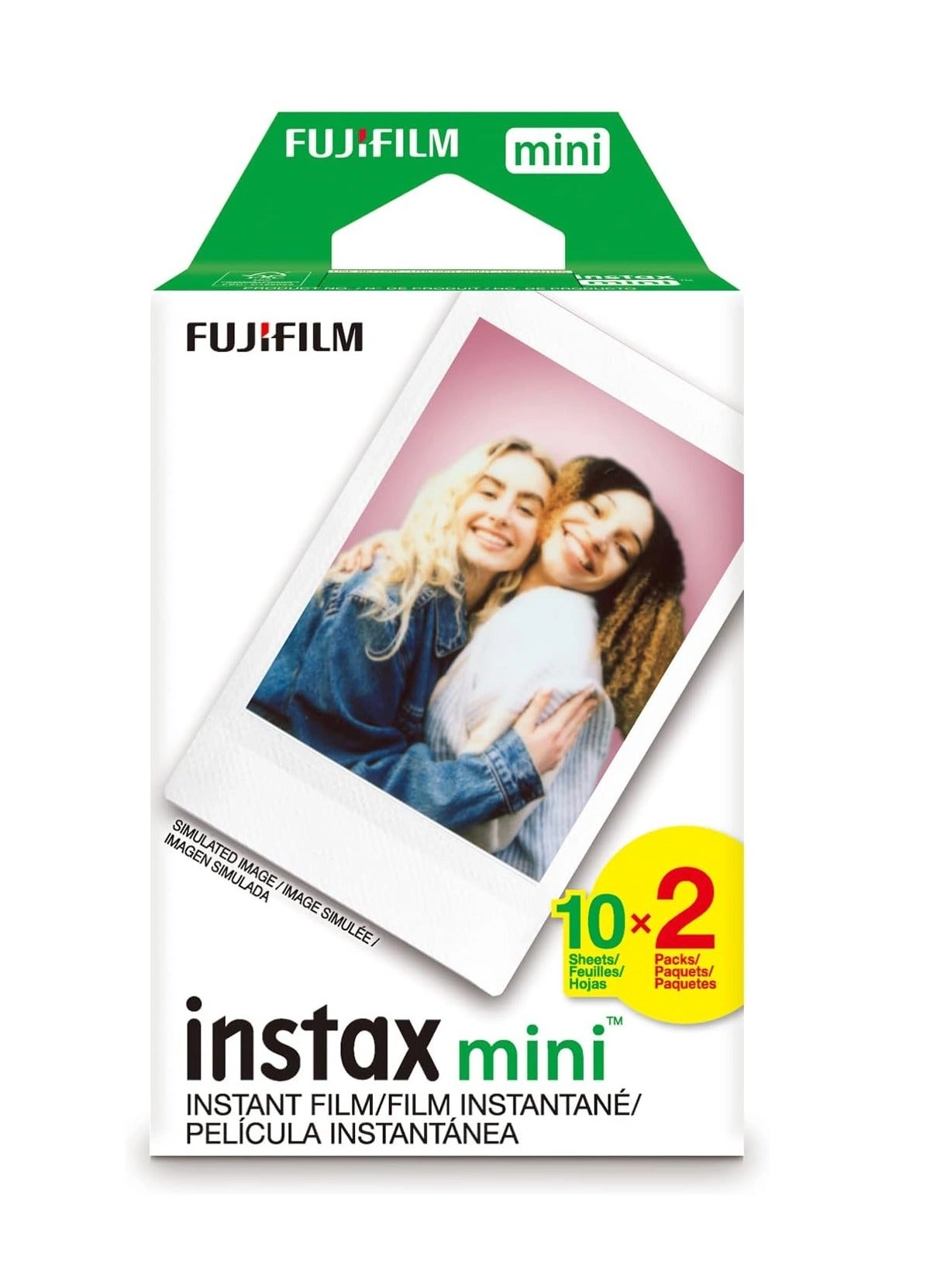 Instax Mini Link 3 - Smartphone Printer + Protective Case + INSTAX MINI Instant Film - 20 Sheets + Hanging Photo Frames + Microfiber Cleaning Cloth