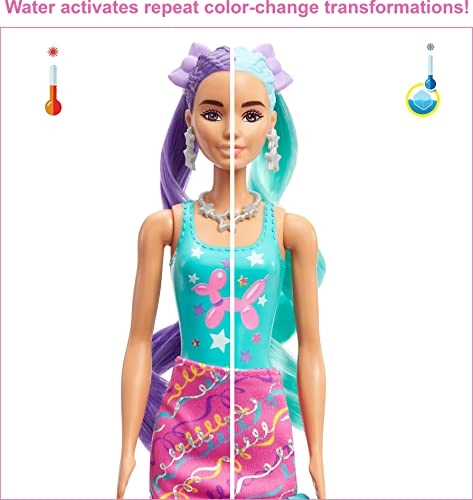 Barbie Color Reveal Doll - Glittery Purple Ages 3+