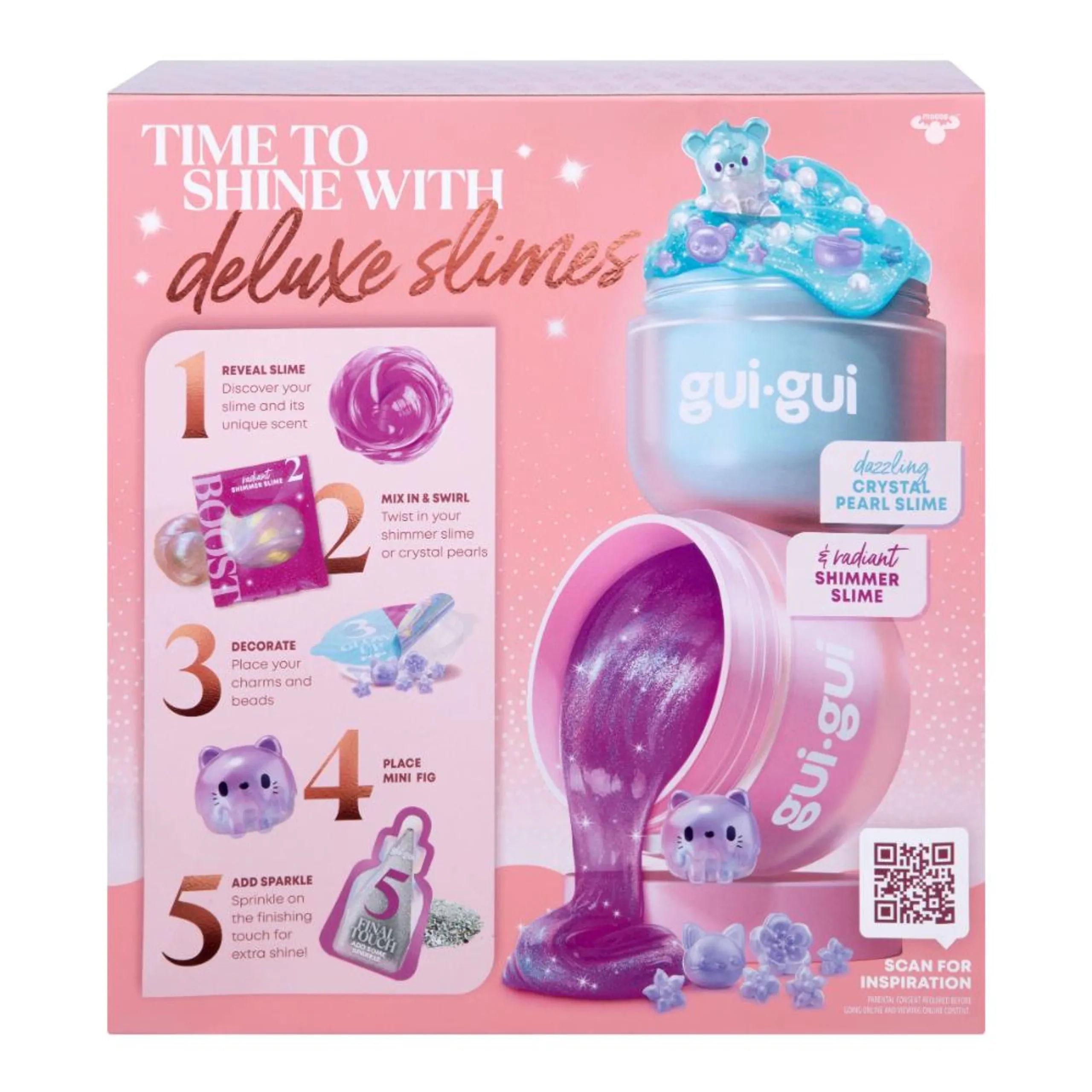 Gui-Gui Shimmer Slime Deluxe - 6+ years Twin Pack