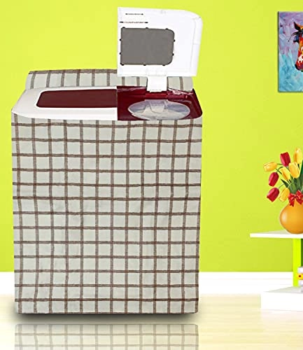 Washing Machine Cover - 6 kg 6.5 kg 7 kg 7.5 kg Brown