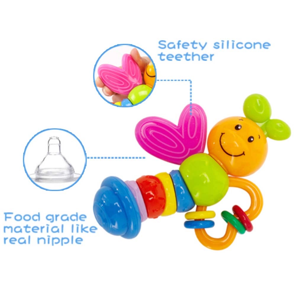 Baby Swivel Teether - Rattle Colorful