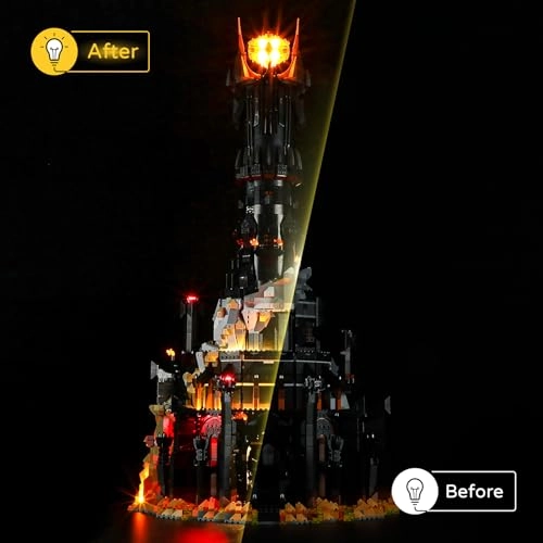 LED Light for LEGO-10333 Icons Barad-dûr - Plastic