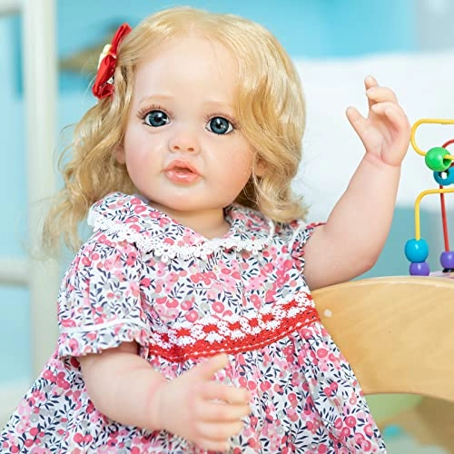 Yannik Smile Reborn Baby Doll - 55 cm Silicone Blue Eyes
