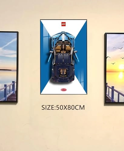 Display Wallboard - for LEGO 42083 Bugatti with Light