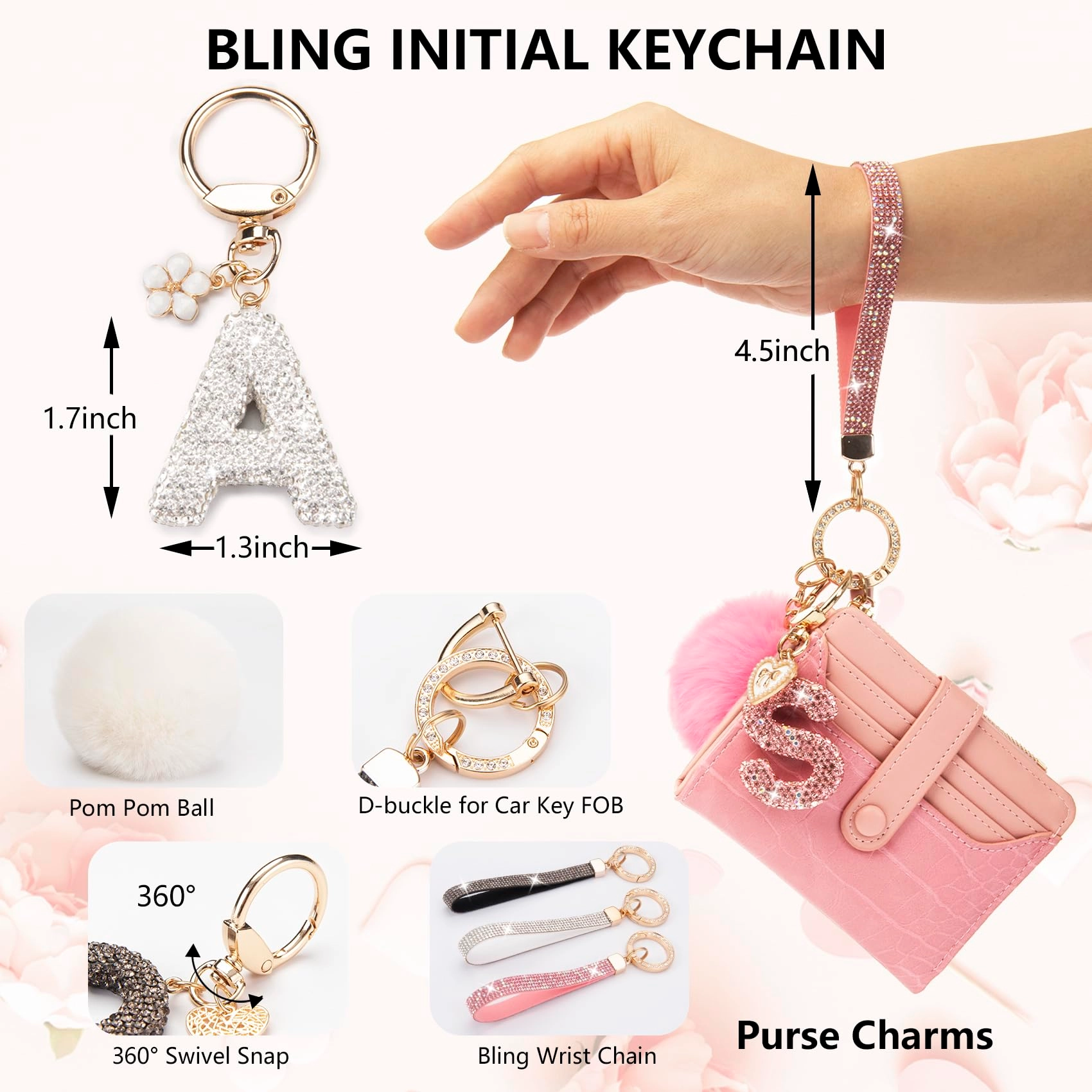 Initial Keychain - Letter