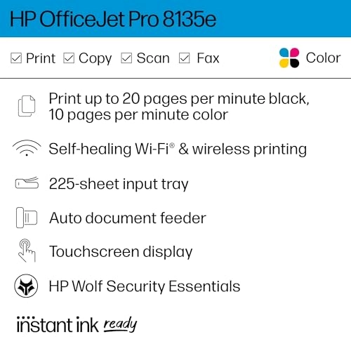 OfficeJet Pro 8135e 40Q35A#B1H