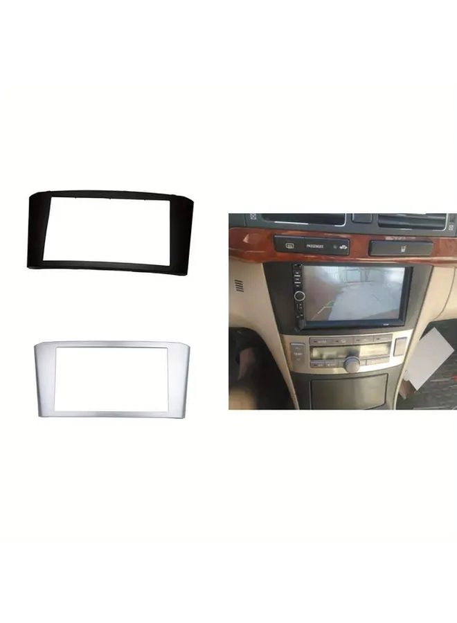 Generic Double 2 Din Stereo Fascia Panel - Toyota Avensis 2002-2008