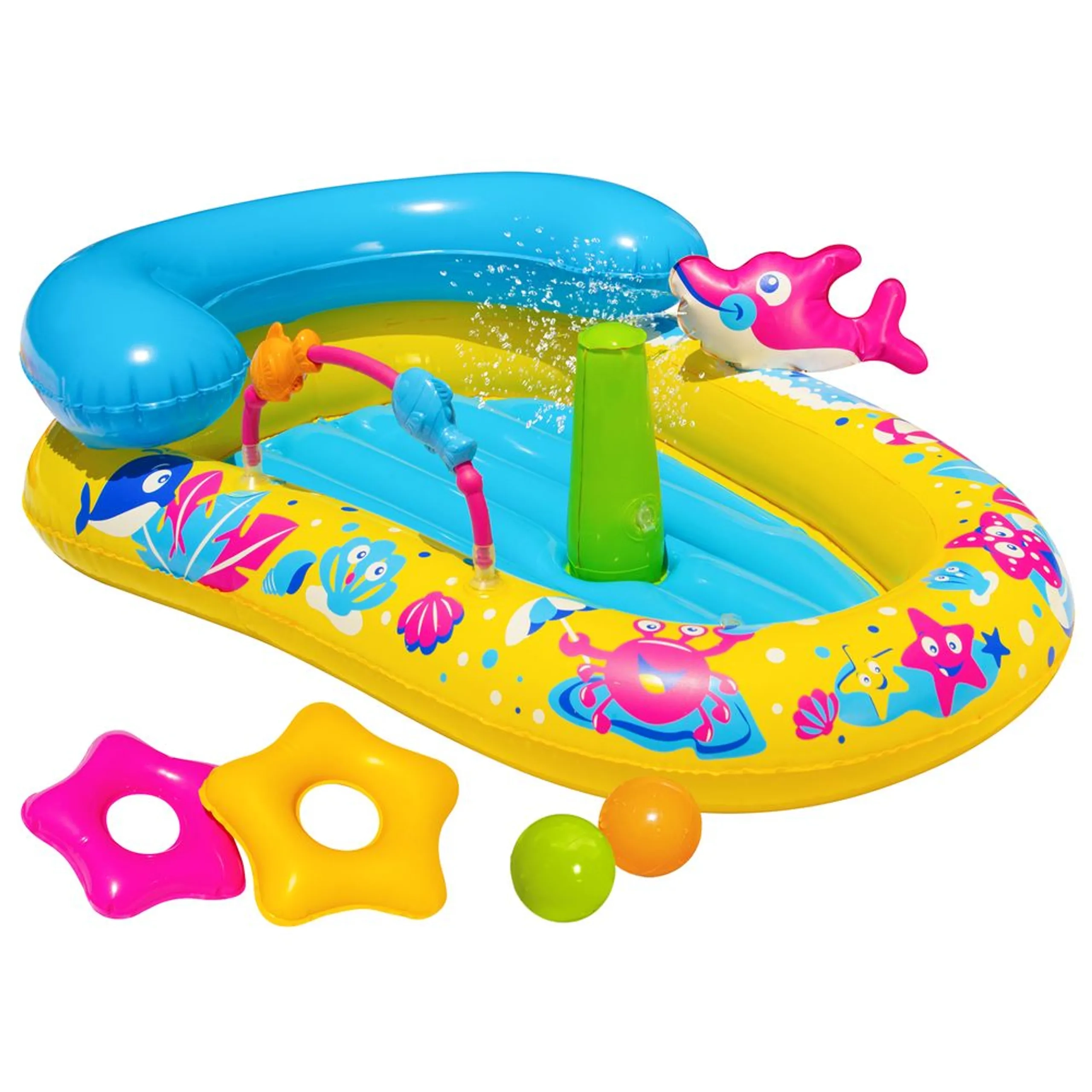 Splash Discovery Pool Play Activity pad - Multi Colour 9 Months