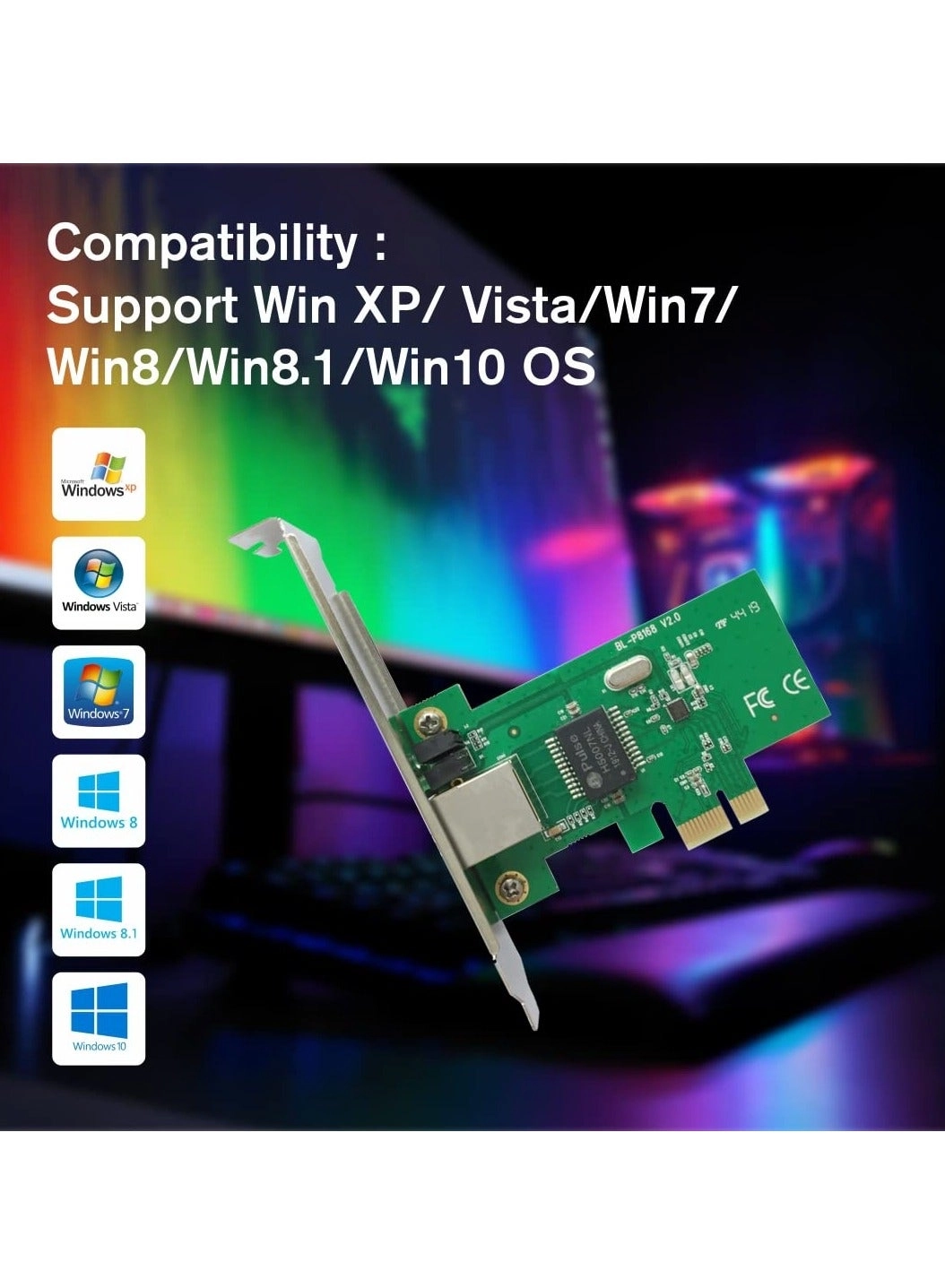 GP8168 - PCIe Ethernet