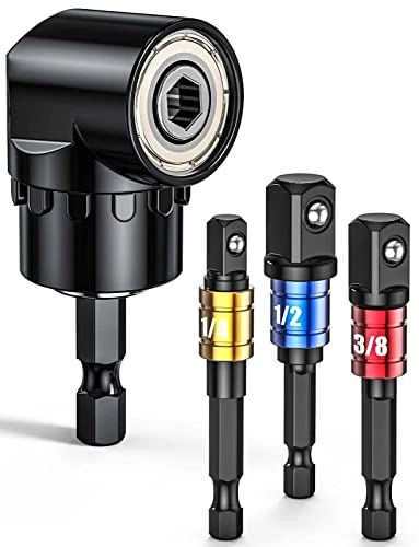 Angle Drill Attachment - 105° 1/4 Inch 3/8 Inch 1/2 Inch