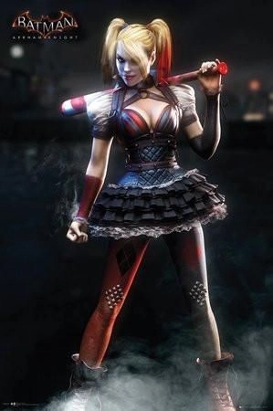 GB eye Batman Arkham Knight Harley Quinn Poster