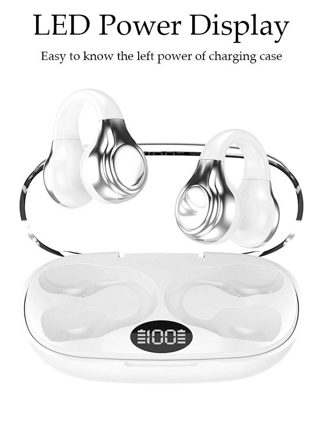 Clip On Bluetooth Earphones Wireless Earbud