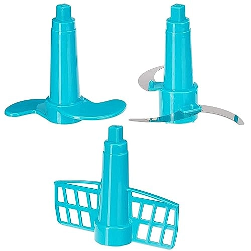 Food Processor - 3-in-1 BPA Free Blue
