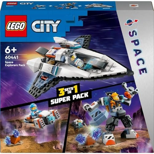 Construction Mech (60428) + Interstellar Spaceship (60430) + Space Hoverbike (30663)