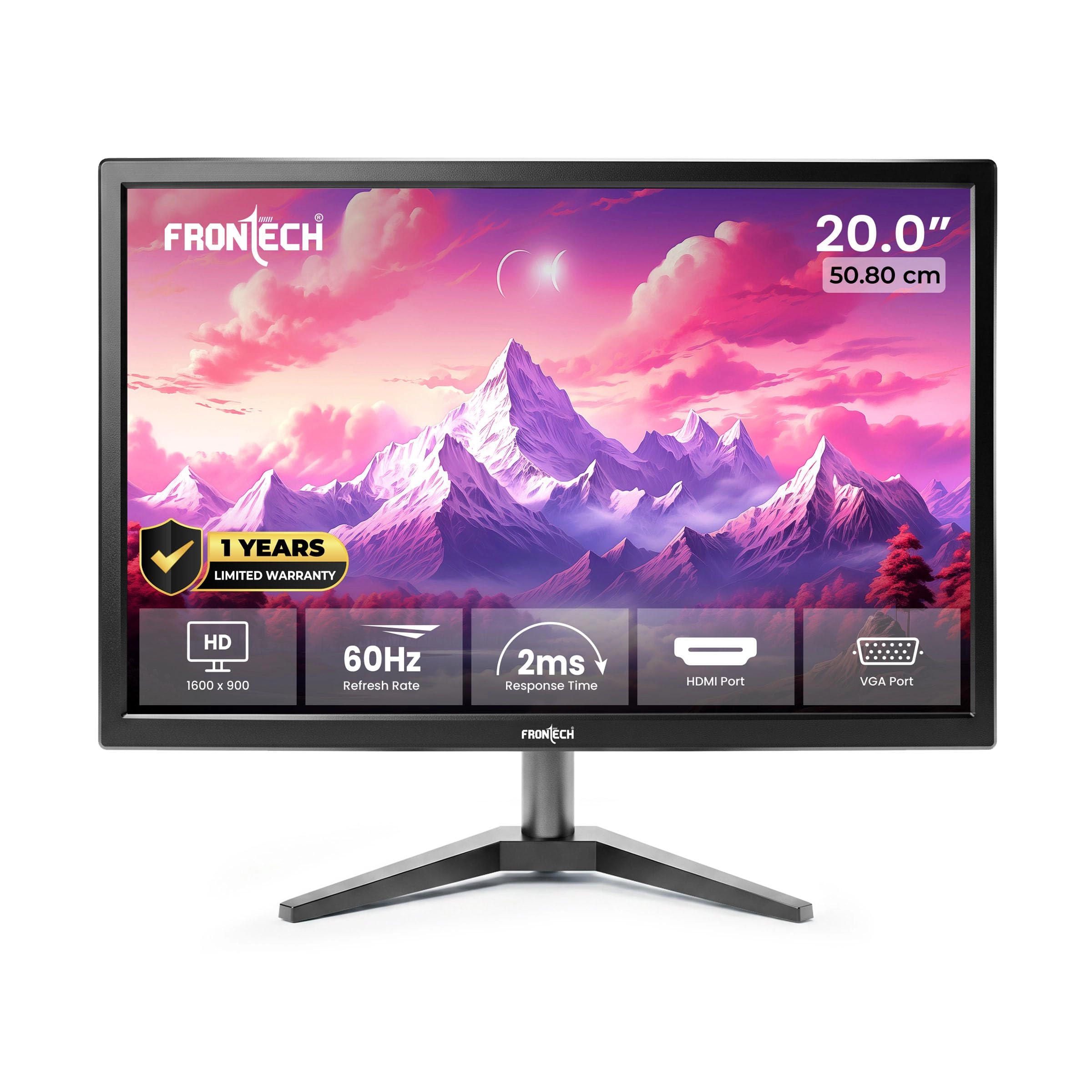 Nuevotech Industries Private Limited MON-0054 - 20 Inches 1600 x 900 Pixels
