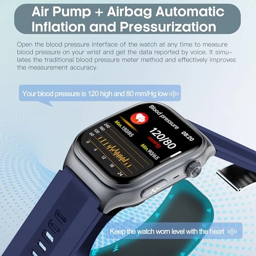 Blood Pressure Smart Watch - 2.06" AMOLED 530mAh